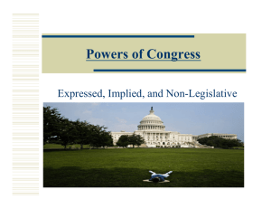 Powers of Congress