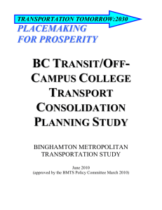 BC Transit/OCC Transport Consolidation Planning