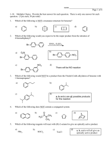 name Page 1 of 6 1-10. Multiple Choice. Provide the best answer for