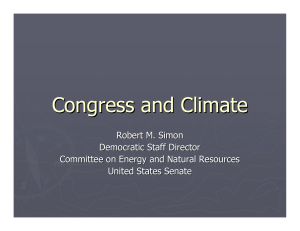 Congress and Climate