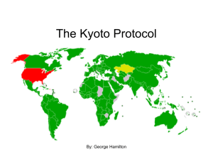 The US and the Kyoto Protocol