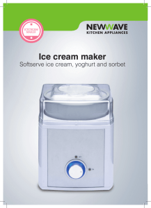 Ice Cream Maker - Pick-Your-Own