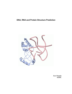 DNA, RNA and Protein Structure Prediction