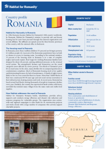ROMANIA - Habitat for Humanity International