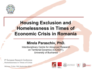 homelessness in romania - The European Observatory on