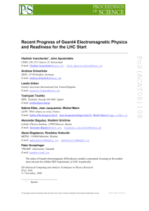 Recent Progress of Geant4 Electromagnetic Physics - PoS