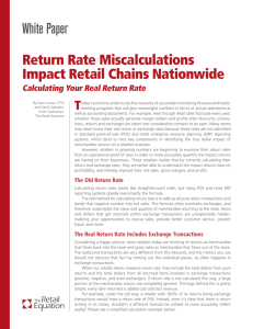 White Paper - The Retail Equation