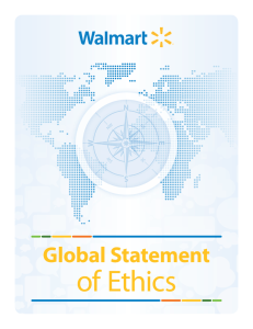 Global Statement - Walmart Global Ethics Office