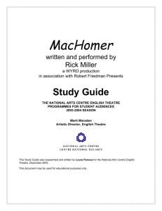 MacHomer Study Guide