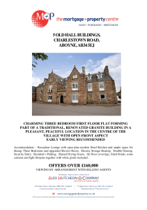 OFFERS OVER £160,000 5 OLD HALL BUILDINGS