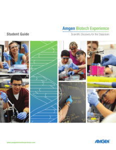 Complete Student Guide - Amgen Biotech Experience