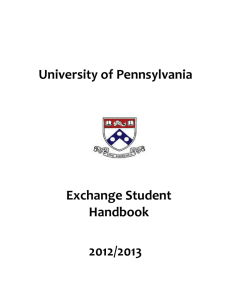 Exchange Student Handbook - Penn Global