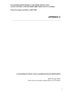 construction summary report