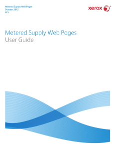Metered Supplies User Guide - Lethbridge Document Solutions