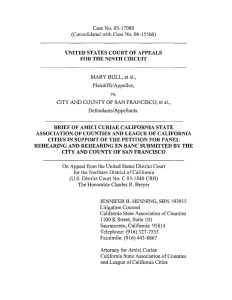 Bull v. City and County of San Francisco - Brief of