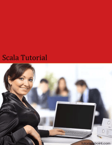 Scala Tutorial - Computing and Information Sciences