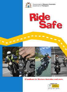 Ride Safe - A handbook for Western Australian road users