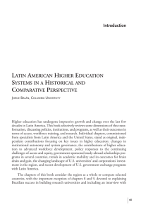 Latin American Higher Education Systems in a Historical and