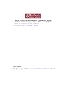 - BIROn - Birkbeck Institutional Research Online