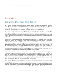 Chapter 2 Religious Practices and Beliefs
