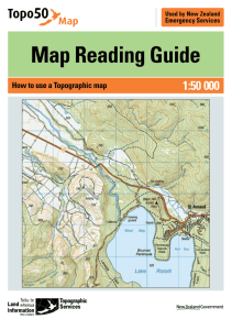 Topo50 Map Reading Guide - Land Information New Zealand