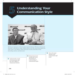 Understanding Your Communication Style