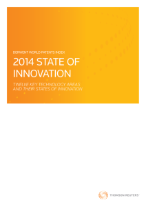 2014 state oF InnoVatIon - Intellectual Property Solutions