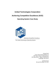 (ACE) Operating System Case Study