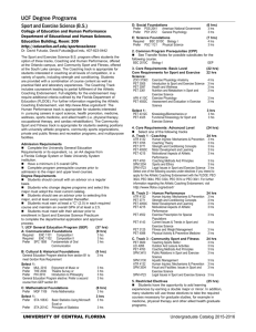 UCF Degree Programs - Undergraduate Catalog