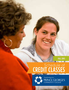 credit classes - Laurel College Center