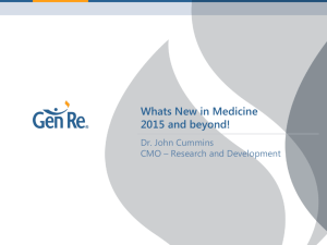 Whats New in Medicine 2015 and beyond!