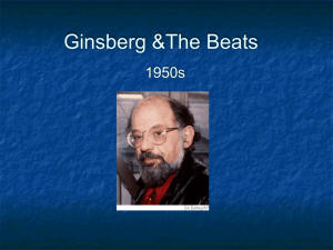 Ginsberg and the Beats