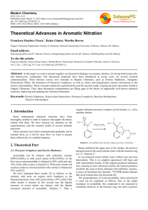 Theoretical Advances in Aromatic Nitration