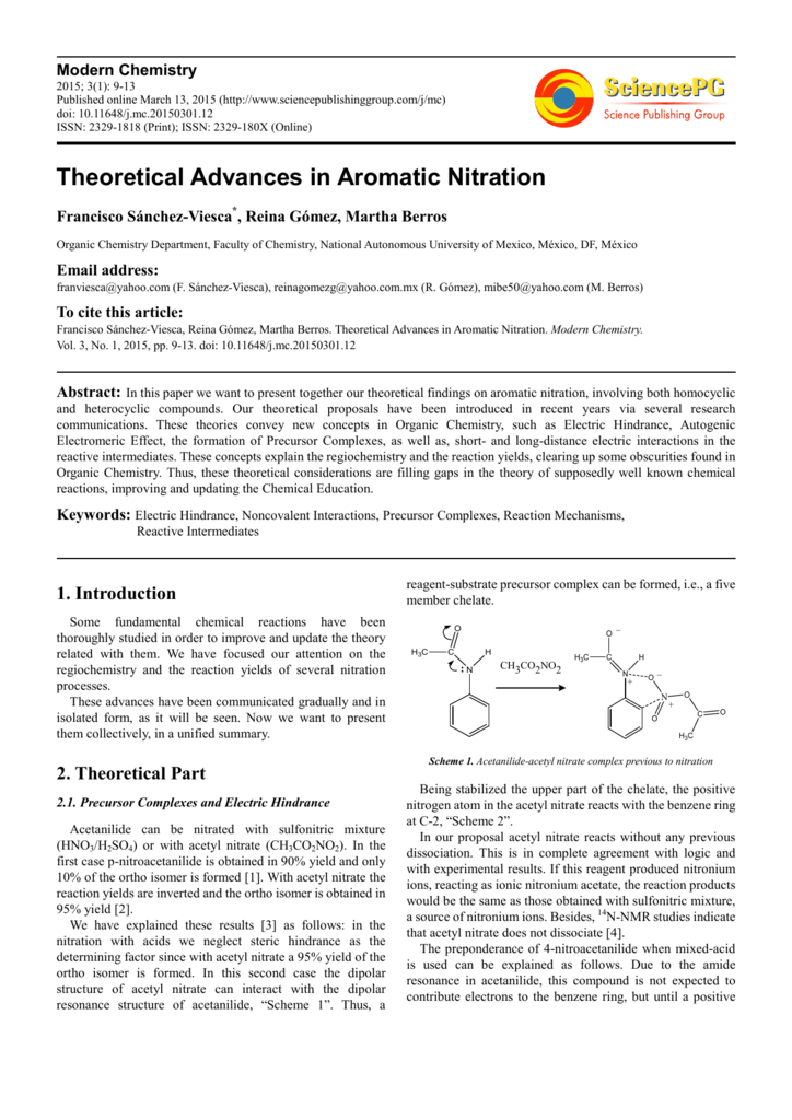 nitration of acetanilide theoretical yield