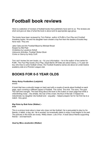Football book reviews - National Literacy Trust