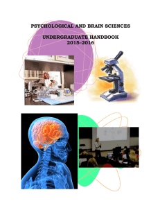 PSYCHOLOGICAL AND BRAIN SCIENCES UNDERGRADUATE