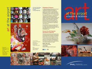 Art Exhibitions Brochure - Philadelphia International Airport