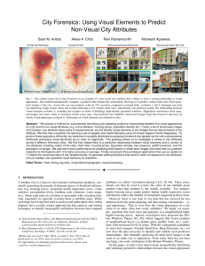 City Forensics: Using Visual Elements to Predict