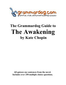 THE AWAKENING by Kate Chopin -