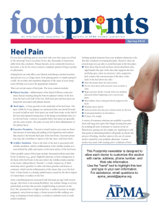 Heel Pain - Aesthetics in Podiatry
