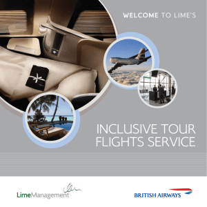 inclusive tour flights service