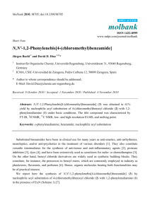 N, N'-1, 2-Phenylenebis [4-(chloromethyl) benzamide]