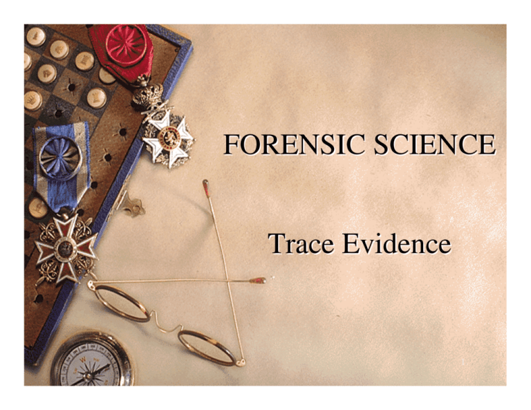 forensic case study trace evidence
