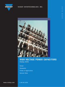 high voltage power capacitors - M
