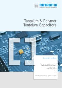 Tantalum & Polymer Tantalum Capacitors