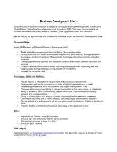 Business Development Intern