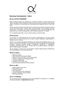 Business Development - Intern