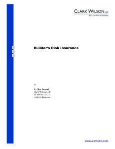 Builder's Risk Insurance