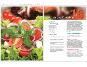 Salads and Dressings - Goodheart