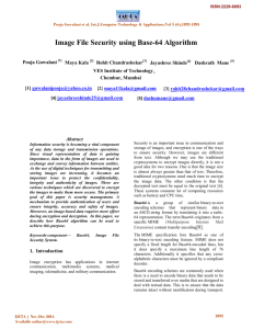 Image File Security using Base-64 Algorithm
